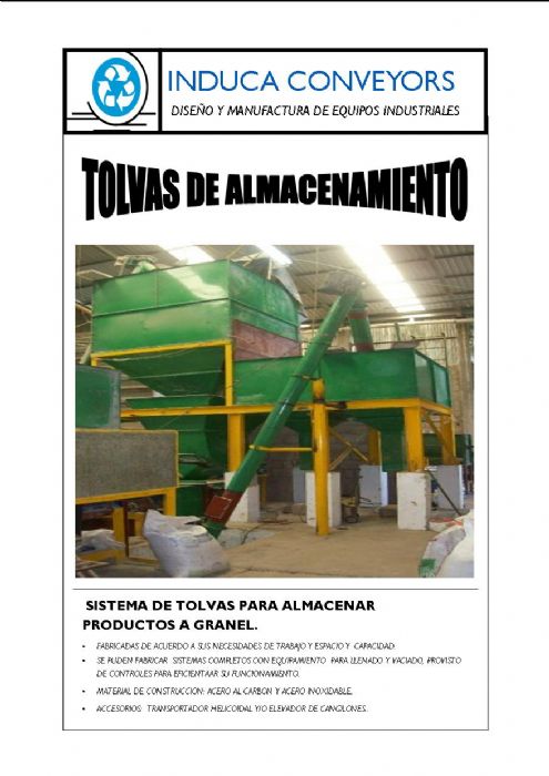 TOLVAS DE ALMACENAMIENTO